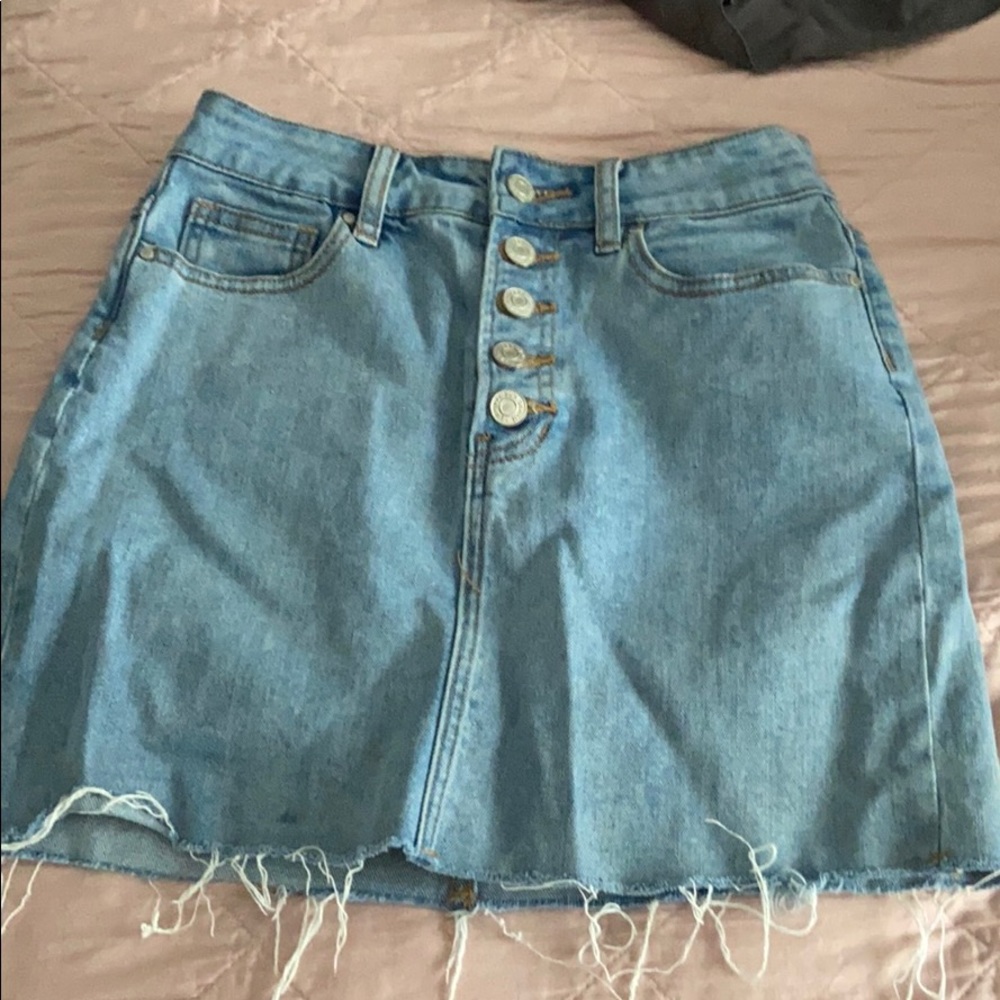 PacSun Button Up jean skirt